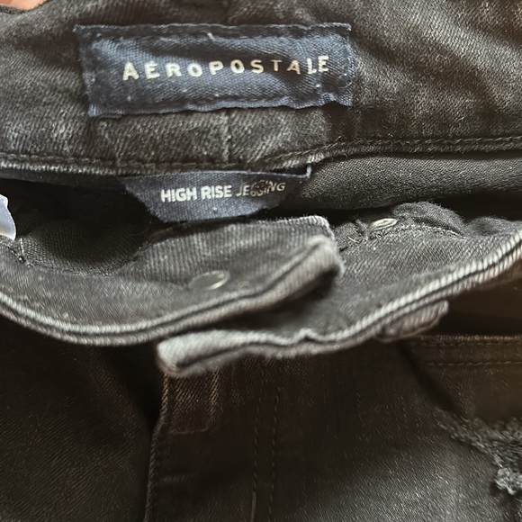 Aeropostale Black High Rise Jeggings Size 2 short - Picture 5 of 5